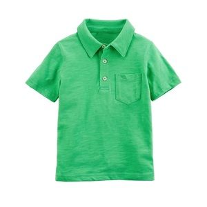 Carter's Boys' Green Polo Shirt - Size 6M
